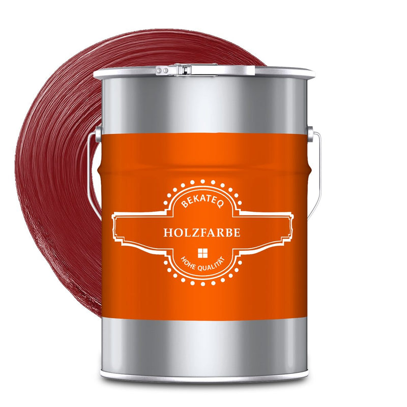 BE-420 Holzfarbe für innen und aussen - Rustikal rot / 1L