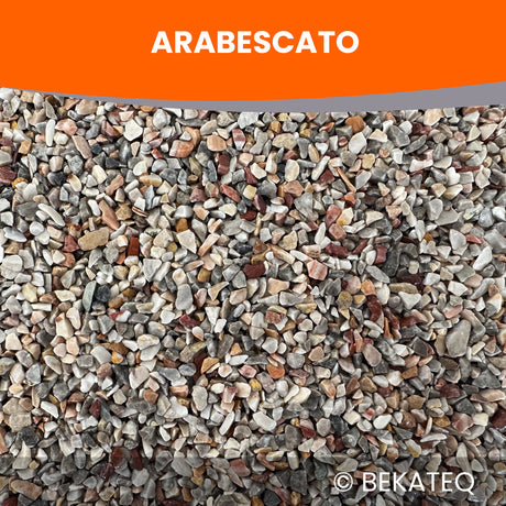 Arabescato Kieselsteine von BEKATEQ für Malerbedarf.