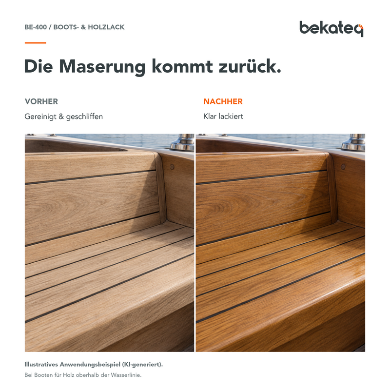 BE-400 Bootslack in seidenmatt oder glänzend
