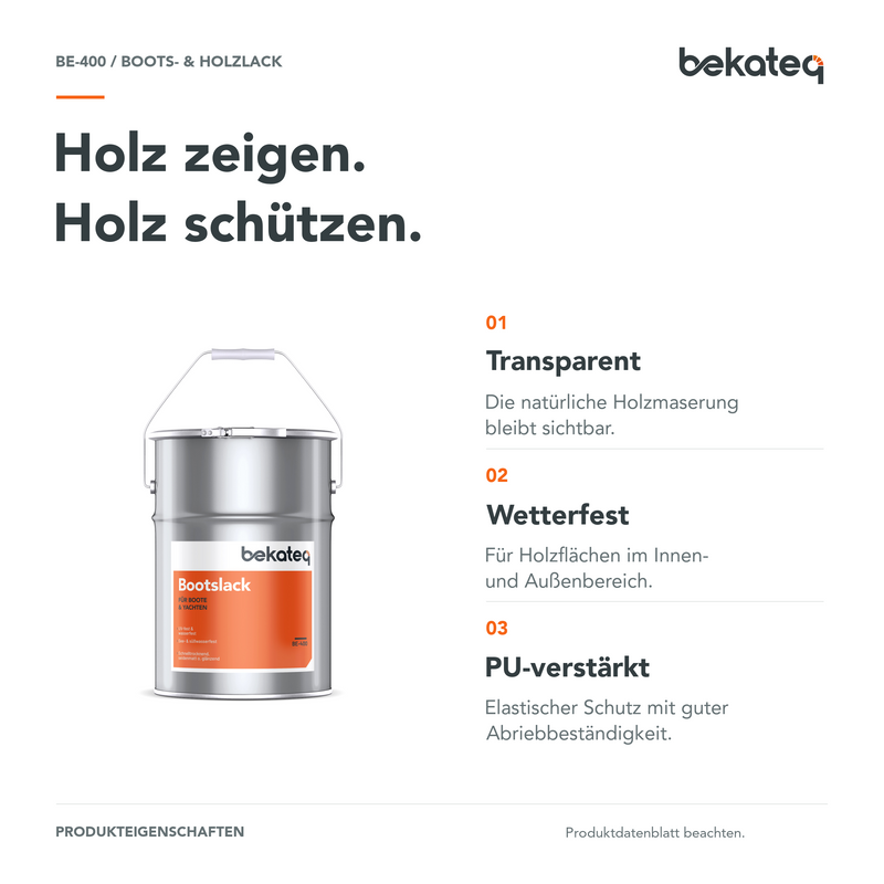 BE-400 Bootslack in seidenmatt oder glänzend