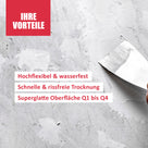 D.50W Fertigspachtel 2in1 für superglatte Oberflächen