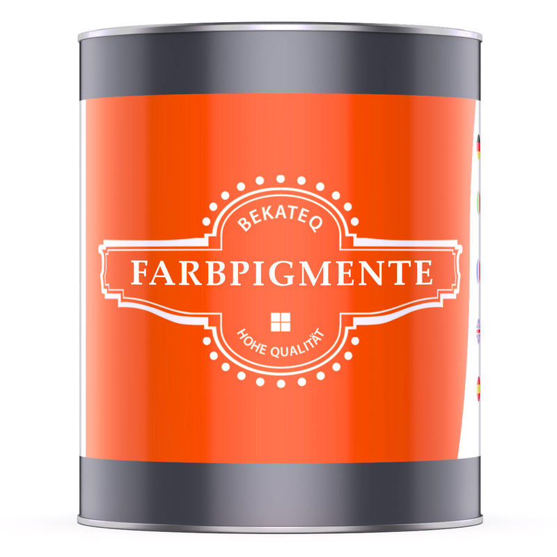 Dose mit BEKATEQ Farbpigmenten.