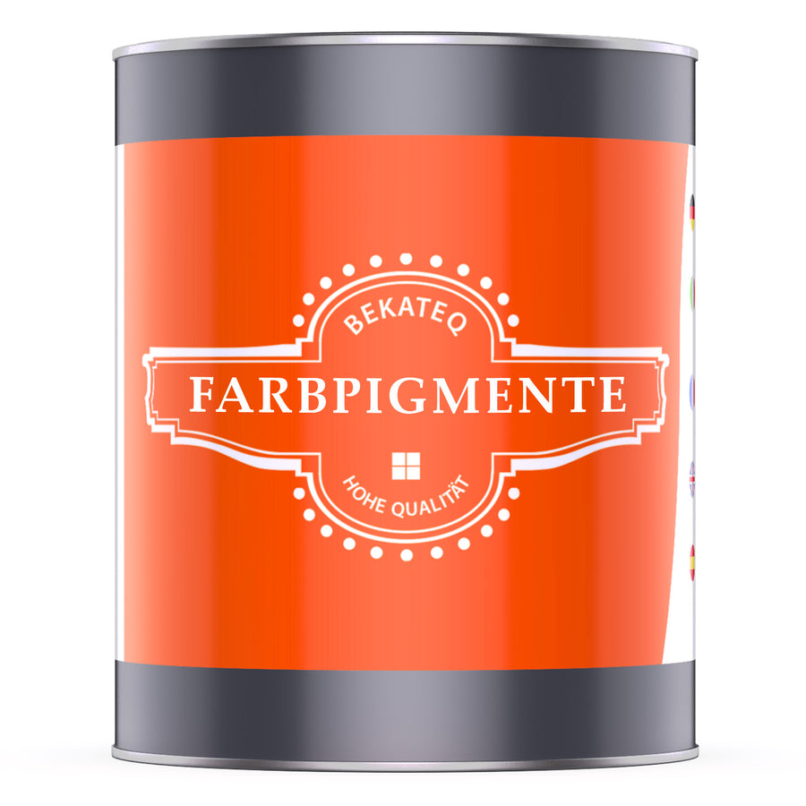 Dose mit BEKATEQ Farbpigmenten.