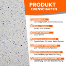 Produktmerkmale von Beschichtungsmaterialien.