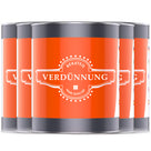 Vier Dosen Verdünnung von BEKATEQ.