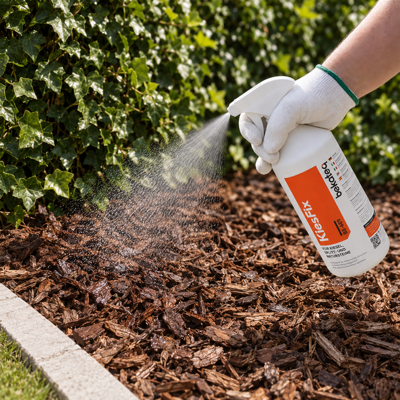 BE-689 KiesFix Bindemittel und Kleber für Kiesel, Splitt- und Natursteine