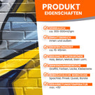 Produktmerkmale für Farben und Lacke.