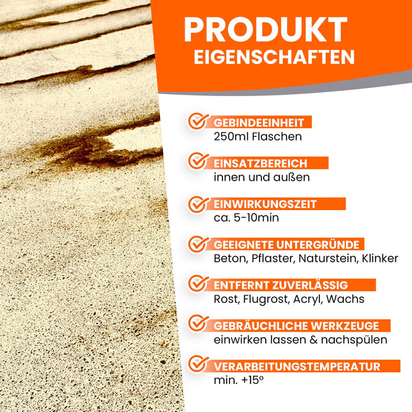LS-565 Rostflecken Entferner für Stein & Beton