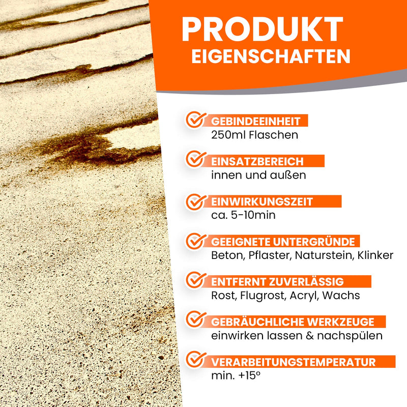 LS-565 Rostflecken Entferner für Stein & Beton