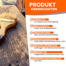 Pinsel und Produkteigenschaften aufgelistet.