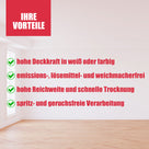 Raum mit Text über Farben.